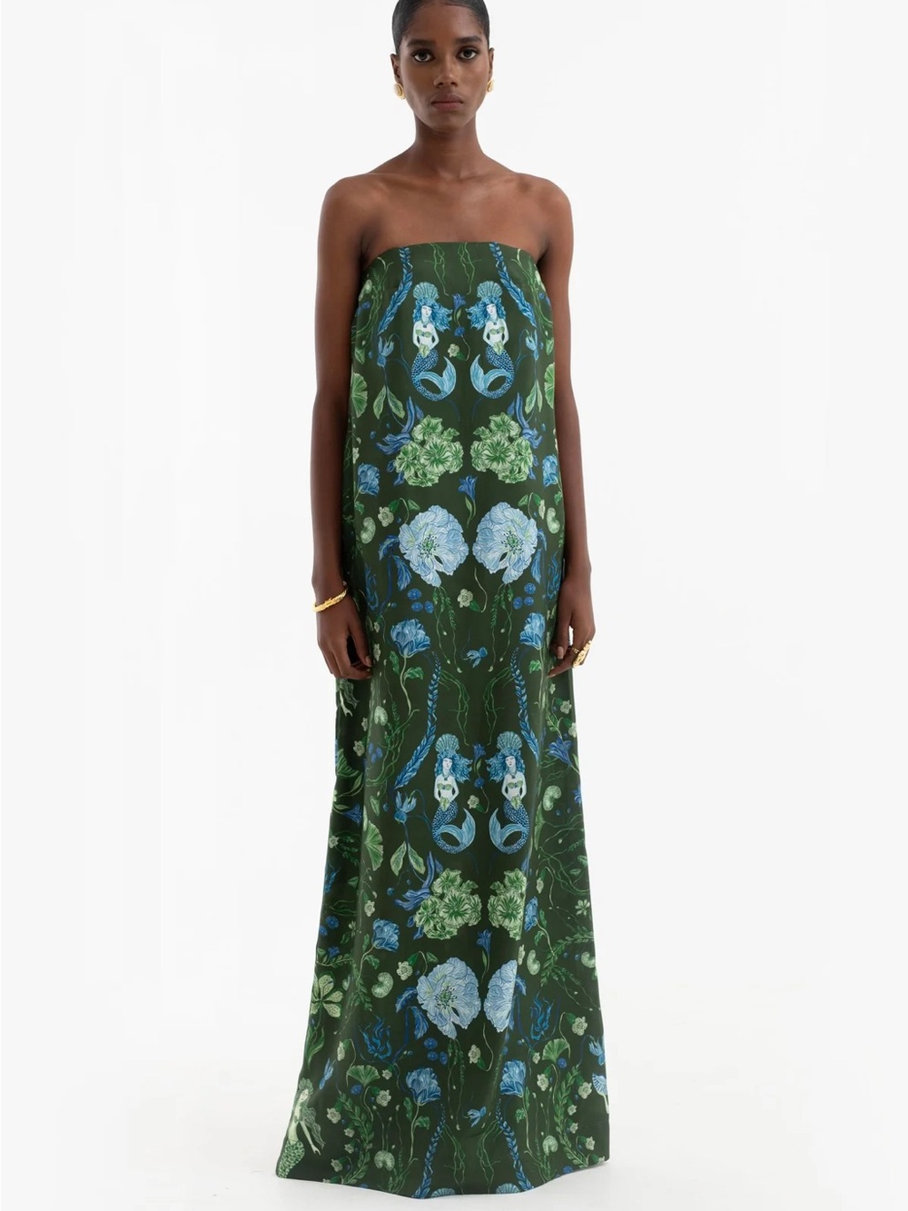 ISO Isla & White Filmena Dress in Nereid